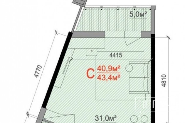 1-к квартира, 45 м², 17/26 эт. в городе Екатеринбург, фото 5, Новостройки