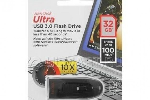 Флешка 32Gb SanDisk Ultra, USB 3.0, новая в городе Ульяновск, фото 3, телефон продавца: |a:|n:|e: