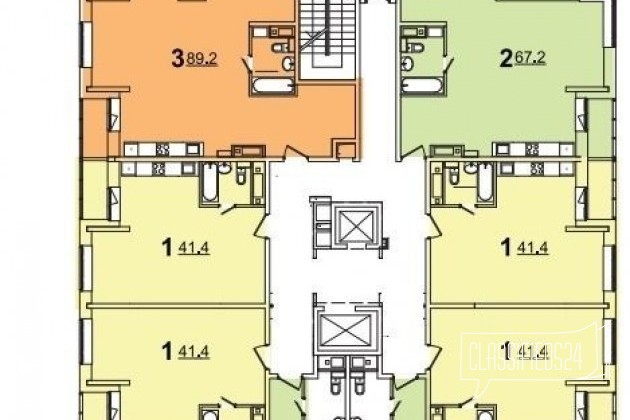 3-к квартира, 87.5 м², 4/17 эт. в городе Химки, фото 2, Московская область