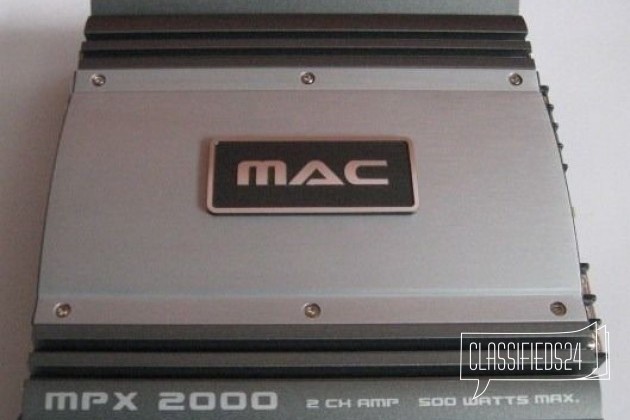 MAC audio mpx 2000 в городе Курск, фото 1, телефон продавца: +7 (951) 324-49-57