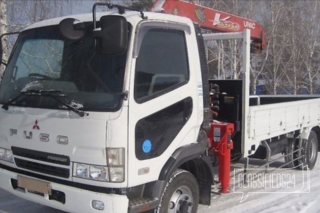 Mitsubishi Fuso, 2004 г, кран 3т, борт 6 тонн, отс в городе Новосибирск, фото 2, стоимость: 2 050 000 руб.