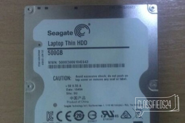 Seagate 500GB в городе Казань, фото 1, телефон продавца: +7 (919) 513-99-24