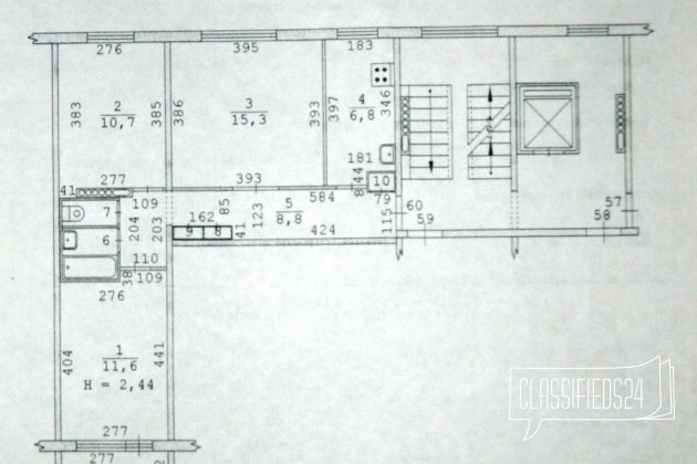 3-к квартира, 57.5 м², 6/9 эт. в городе Екатеринбург, фото 11, Вторичный рынок