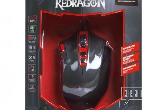 Redragon Firestorm Black-Red USB в городе Уфа, фото 4, Клавиатуры, мыши, игровые манипуляторы