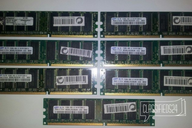 Оператиная память DDR 1GB в городе Сыктывкар, фото 1, телефон продавца: +7 (904) 239-69-71