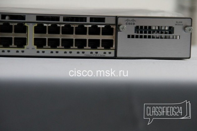 Коммутатор Cisco Catalyst 3750-X WS-C3750X-48T-L в городе Москва, фото 3, Сетевое оборудование