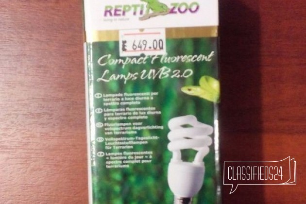 Ультрафиолетовая лампа Repti Fluorescent Lamp в городе Ишимбай, фото 1, телефон продавца: +7 (917) 807-15-30