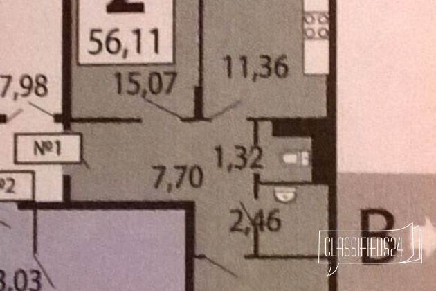 2-к квартира, 56 м², 8/17 эт. в городе Люберцы, фото 1, телефон продавца: +7 (903) 220-58-68