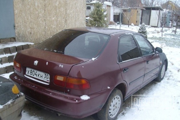 Honda Civic, 1993 в городе Астрахань, фото 4, стоимость: 77 000 руб.