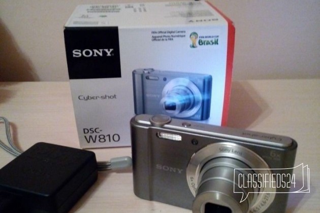 Цифровой фотоаппарат Sony Cyber-shot DSC-W810 в городе Тюмень, фото 1, Компактные фотоаппараты