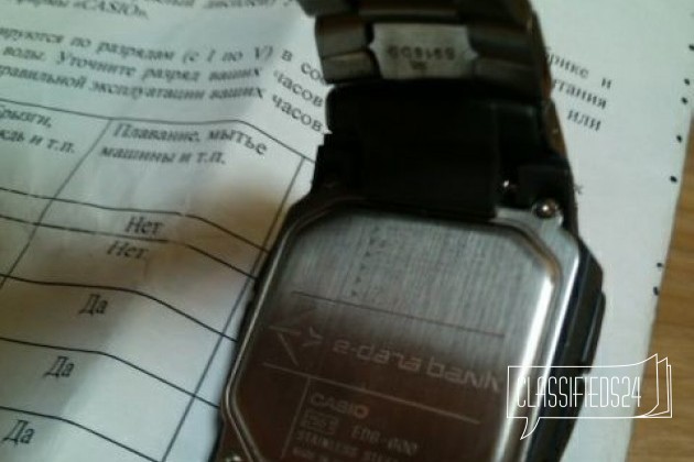 Часы casio EDB-600 E-data bank в городе Архангельск, фото 4, Архангельская область