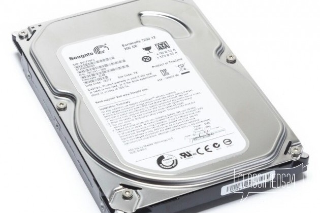 Жесткий диск HDD 250гб, Seagate Barracuda в городе Лиски, фото 1, телефон продавца: +7 (900) 924-85-05