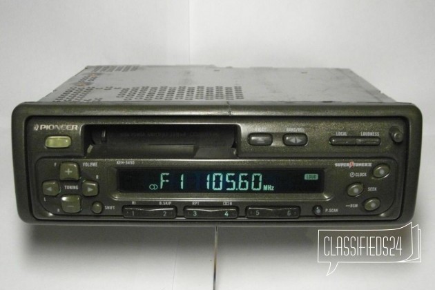 Автомагнитола pioneer DEH-3450 в городе Волжский, фото 1, Автозвук и видеотехника