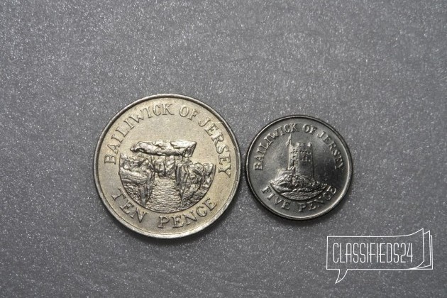 Монеты острова Джерси (Великобритания) в городе Благовещенск, фото 1, стоимость: 60 руб.