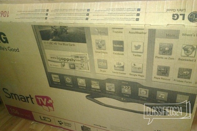 TV. LG 42 LN 570 V в городе Минусинск, фото 2, Телевизоры, плазменные панели, проекторы