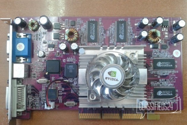 Nvidia CF4 Ti4200 64Mb AGP в городе Новосибирск, фото 1, Видеокарты