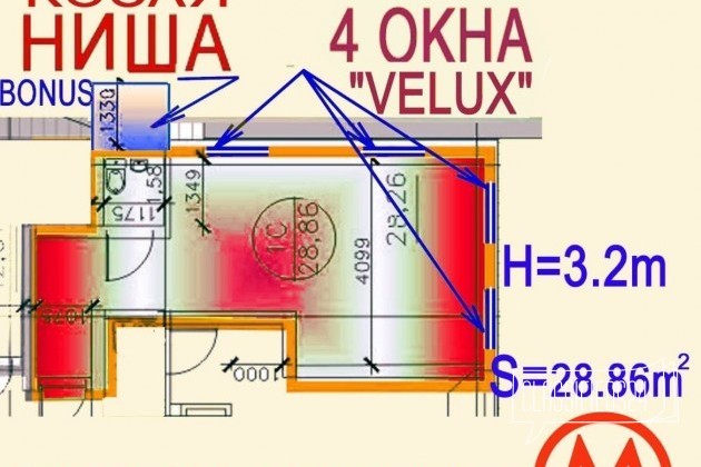 Студия, 31 м², 20/25 эт. в городе Новосибирск, фото 5, стоимость: 1 597 000 руб.