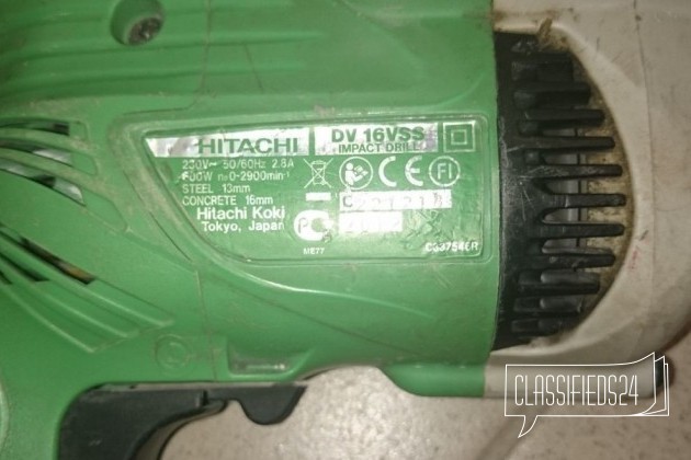 Дрель Hitachi DV16SS в городе Тюмень, фото 3, телефон продавца: +7 (912) 397-17-98