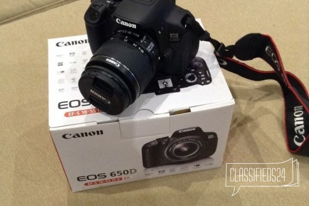 Фотоаппарат Canon EOS 650D в городе Москва, фото 1, телефон продавца: +7 (915) 267-95-83