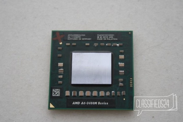 Процессор AMD A-Series A6-3400M в городе Красноярск, фото 1, телефон продавца: +7 (905) 976-19-04