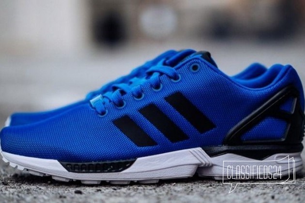 Кроссовки Adidas zx flux (темно-синие) 42 р в городе Санкт-Петербург, фото 1, телефон продавца: +7 (952) 214-32-32