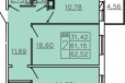 2-к квартира, 62 м², 6/9 эт. в городе Санкт-Петербург, фото 4, Вторичный рынок