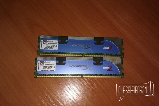 DDR2 Kingston HyperX в городе Новосибирск, фото 1, стоимость: 2 800 руб.