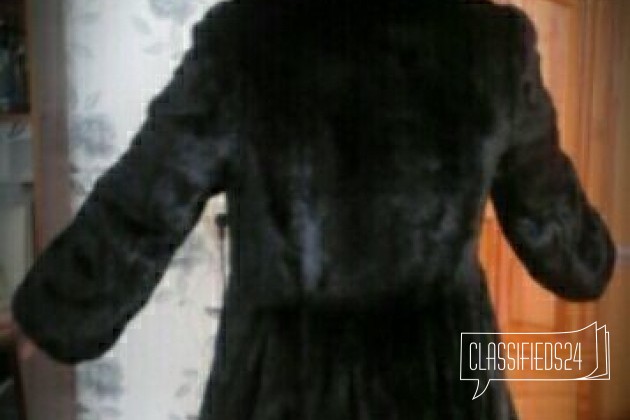 Шуба норковая с капюшоном, черная в городе Уфа, фото 4, Верхняя одежда