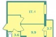 1-к квартира, 38 м², 17/22 эт. в городе Санкт-Петербург, фото 1, Ленинградская область