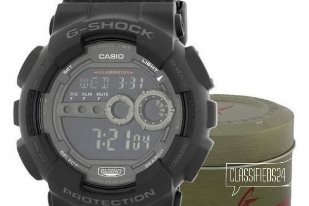 Часы G-shock GD-100-1B оригинал в городе Самара, фото 1, Самарская область