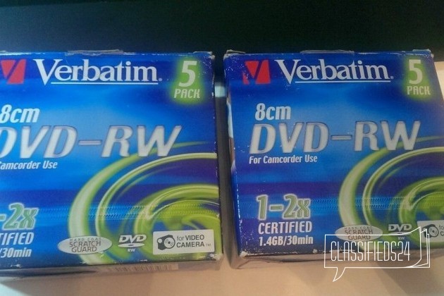 Диски dvd-rw 8 см 1.4Gb 2x Verbatim в городе Нижний Новгород, фото 2, Диски, дискеты, кассеты