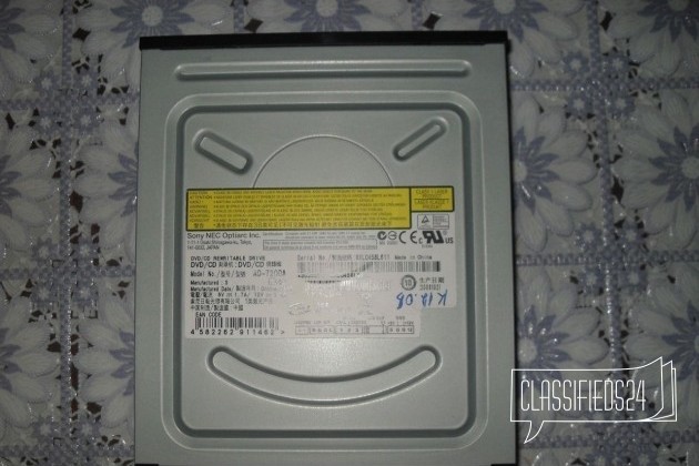 Привод DVD-RW Sony NEC (IDE ) Чёрный в городе Нижний Новгород, фото 1, стоимость: 300 руб.