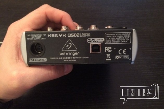 Продам пульт behringer xenyx q502 usb в городе Таганрог, фото 2, Студийное и концертное оборудование