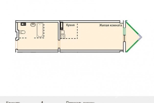 1-к квартира, 40 м², 17/25 эт. в городе Химки, фото 1, Московская область