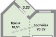 1-к квартира, 48 м², 3/15 эт. в городе Видное, фото 1, Московская область