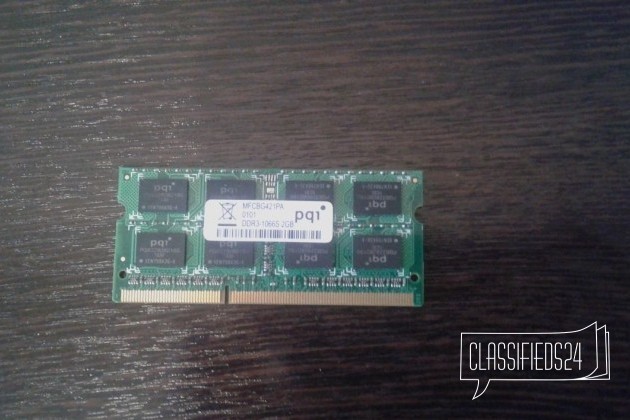 Оперативная память ноутбука DDR3-1066S 2GB в городе Ростов-на-Дону, фото 2, Ростовская область