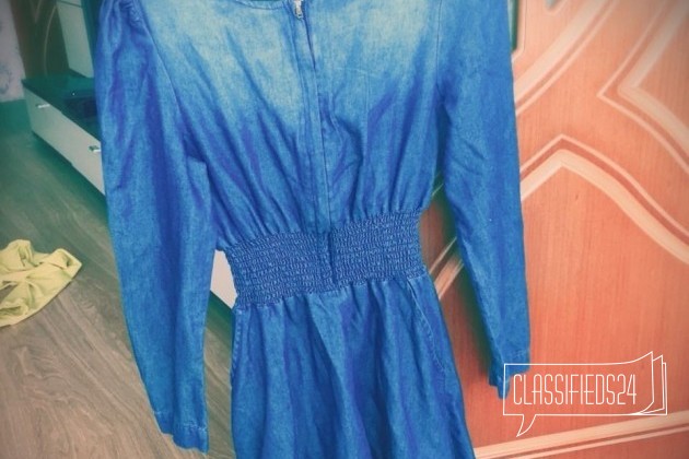 Джинсовое платье в городе Иваново, фото 1, стоимость: 500 руб.