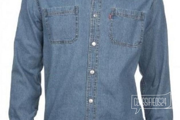 Рубашка джинсовая Levis (Stonewash, 48-50) из США в городе Санкт-Петербург, фото 2, Рубашки