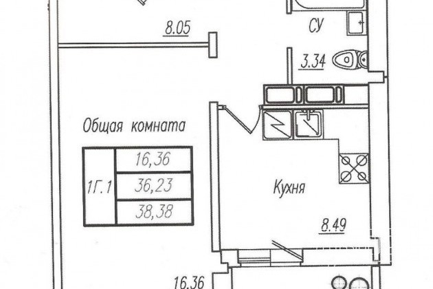 1-к квартира, 38 м², 13/14 эт. в городе Новочебоксарск, фото 1, стоимость: 1 390 000 руб.