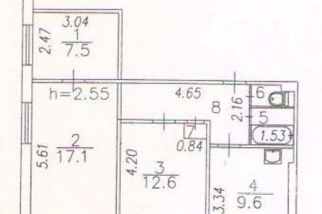 3-к квартира, 57 м², 4/10 эт. в городе Новокузнецк, фото 1, телефон продавца: +7 (905) 073-62-62