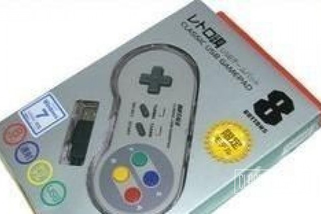 Snes USB Controller для игр Super Nintendo в городе Кемерово, фото 1, телефон продавца: +7 (923) 522-37-11