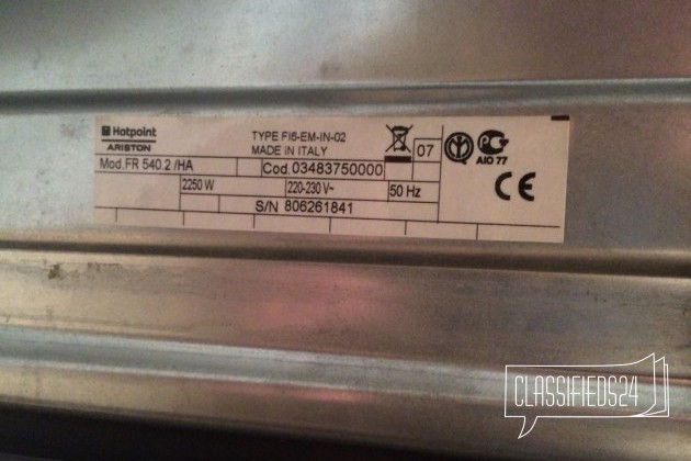 Духовой шкаф hotpoint/ariston в городе Челябинск, фото 3, телефон продавца: +7 (919) 327-58-62