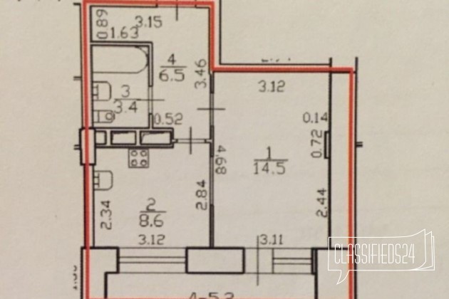 1-к квартира, 33 м², 10/16 эт. в городе Санкт-Петербург, фото 14, Вторичный рынок