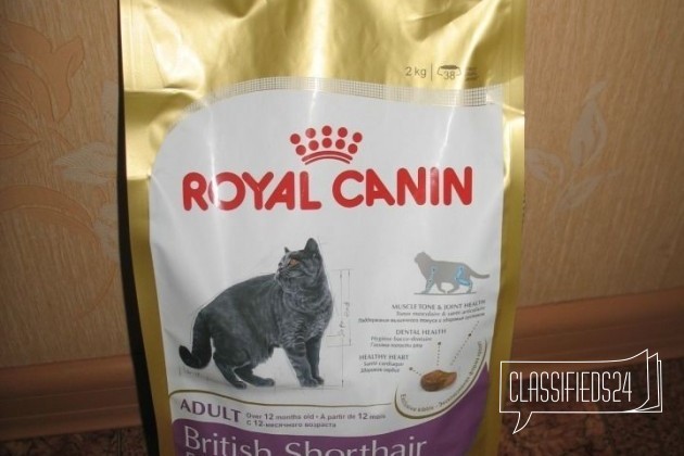 Британцы корм Royal Canin 2кг в городе Подольск, фото 1, телефон продавца: +7 (916) 944-54-12