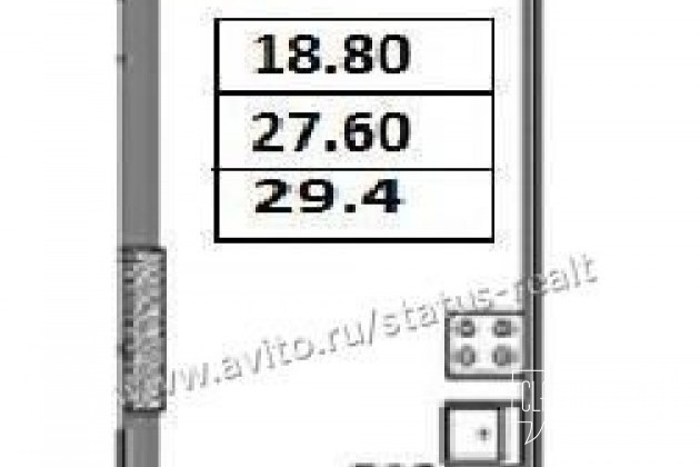 Студия, 29.5 м², 10/26 эт. в городе Санкт-Петербург, фото 4, Вторичный рынок