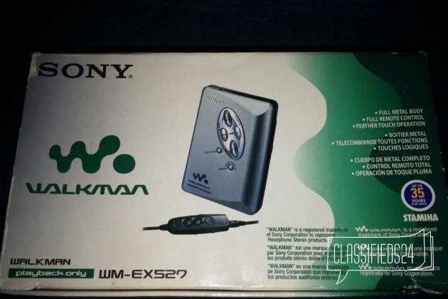 Кассетный плеер Sony Walkman WM EX527 в городе Москва, фото 1, телефон продавца: +7 (926) 963-47-78