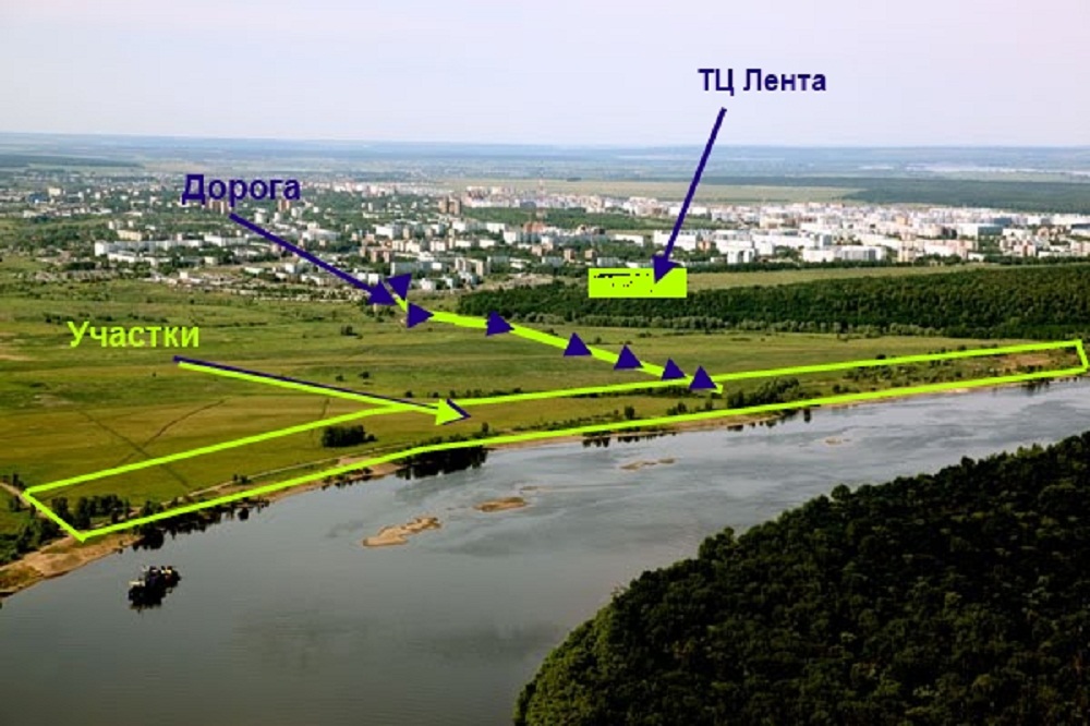 Продам земельные участки В черте города От 10сот до 500соток-на берегу р.Кама в городе Нижнекамск, фото 1, стоимость: 450 000 руб.