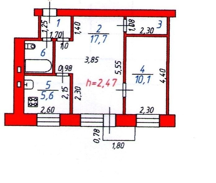 продам 2 ХР ул. Маршала Василевского, 19 в городе Иваново, фото 1, телефон продавца: +7 (915) 830-76-06