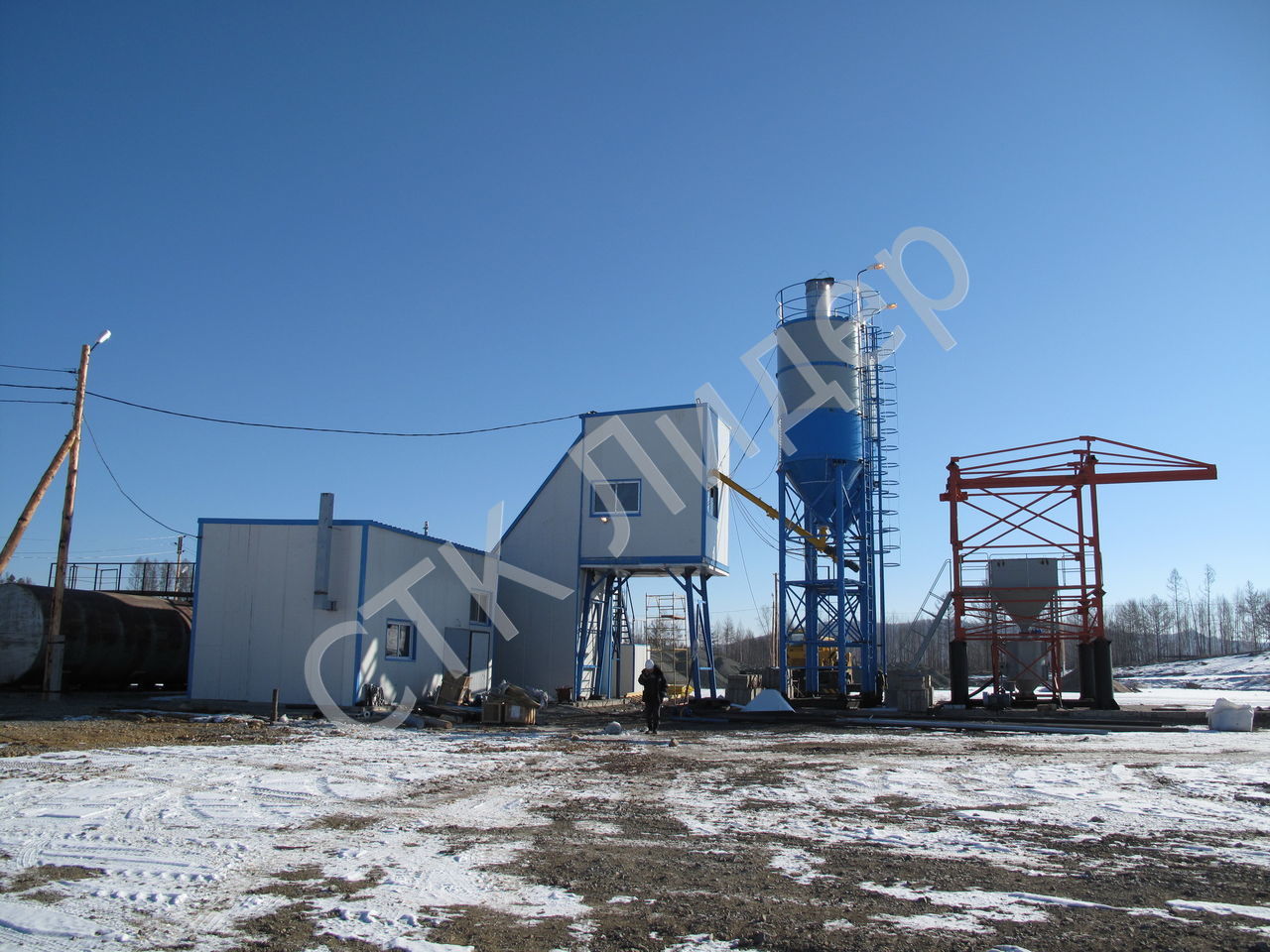 Зимний бетонный завод HZS 35 в городе Благовещенск, фото 1, Амурская область