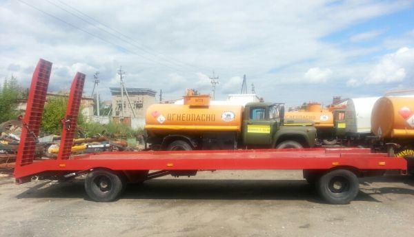 Низкорамный прицеп ПТ 2х9 КВ для перевозки спецтехники до 9 тонн в городе Москва, фото 1, Московская область